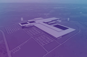 ノースカロライナ州のSiC材料工場のイメージ［クリックで拡大］ 出所：ZF Friedrichshafen