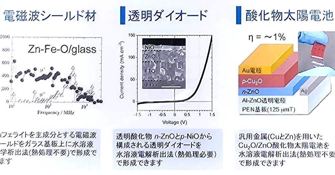 最短15分で成膜、酸化物半導体の湿式成膜技術：ZnOやCu2Oなど - EE