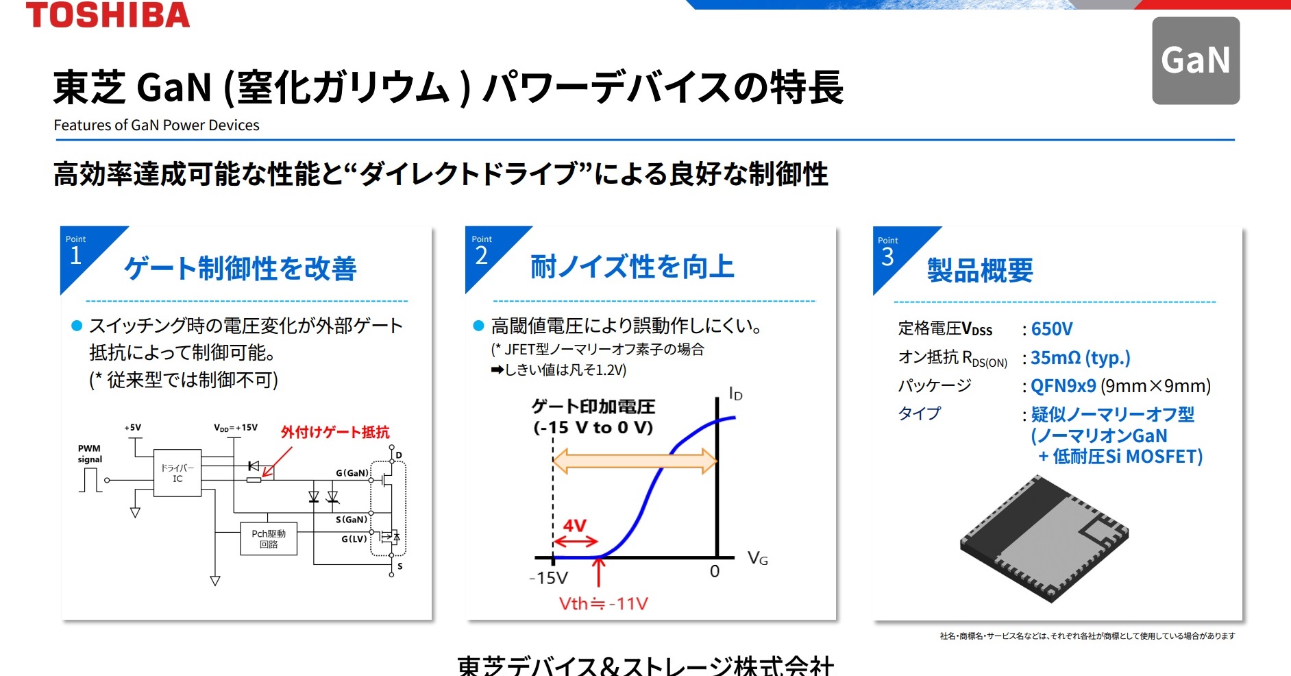 東芝D＆S、開発中のGaNパワーデバイスを初出展：2024年度の量産目指す - EE Times Japan