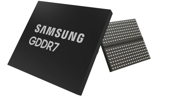 Samsungが開発したGDDR7 DRAMは、メモリ帯域幅はGDDR6の1.1TB/秒の1.4倍となる1.5TB/秒で、ピン当たりの速度が最大32Gbpsまで向上するなど、以前のバージョンから顕著な改善が見られるという
