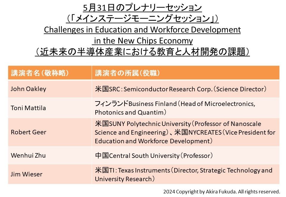 vi[ZbVuChallenges in Education and Workforce Development in the New Chips EconomyṽplXgꗗBV[guŃplXggD̊ЉƂƂɁAZp҂̎vƈ琬ɊւۑBECTČEGuTCgɌfڂꂽɁAu҂ɊւM҂̒ʂǉ́mNbNŊgn