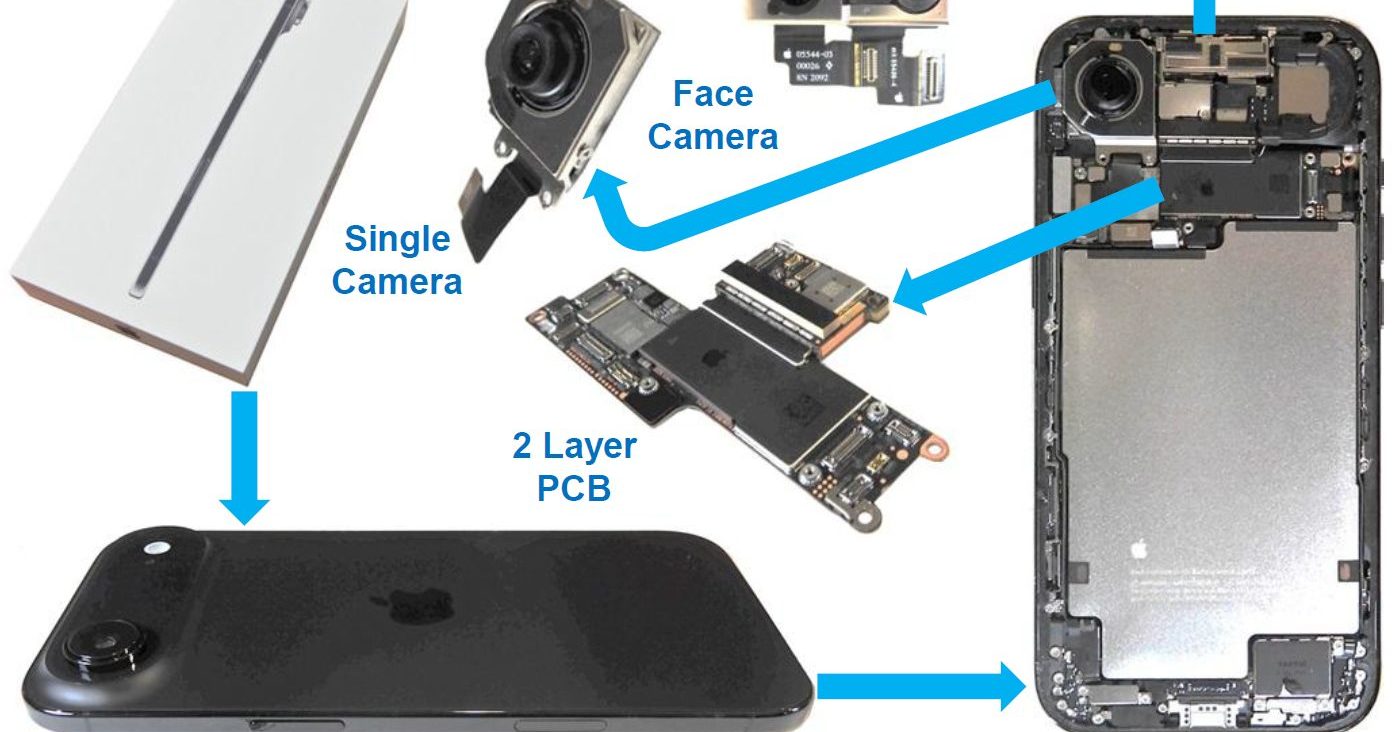 まるでAppleチップの「展示会場」 iPhone Airを分解：この10年で起こっ