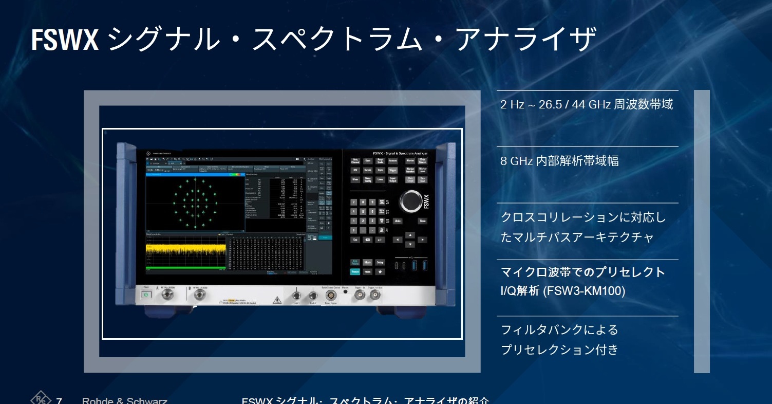 不可能を越えた解析へ、次世代通信技術の開発を加速する新世代スペアナ