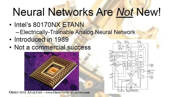 Intel��1989�N�ɊJ�������A�i���O�j���[�����l�b�g���[�N�̊w�K�p�`�b�v�m�N���b�N�Ŋg��n �o���F2025 Proceedings of FMS�AObjective Analysis