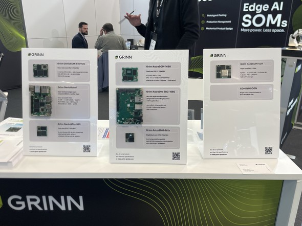 Grinn��AI SoM���C���A�b�v����MediaTek�A������Synaptics�A�E�����l�T�X�̃v���Z�b�T�x�[�X