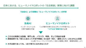 �q���[�}�m�C�h���{�b�g�Љ�����ł̉ۑ�