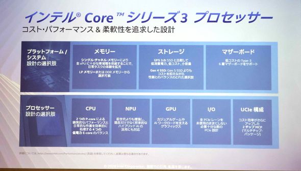 Core Series 3�̓���