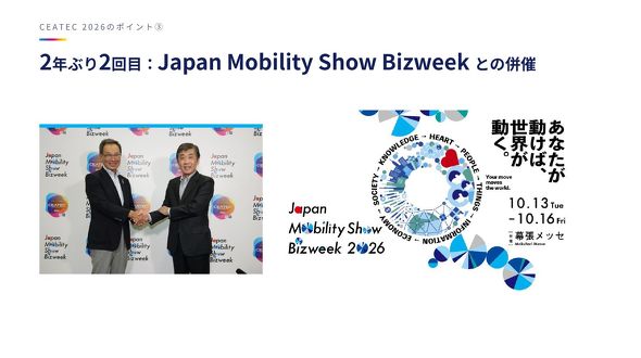 �uJapan Mobility Show bizweek 2026�v�ƕ���