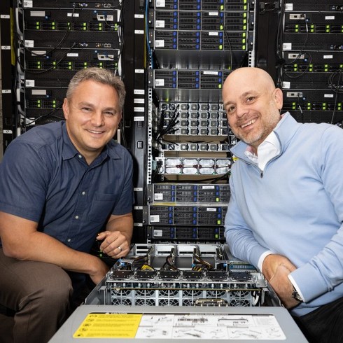 Delos Data CTO Dan Daly (left) and CEO Ed Doe (Source: Delos Data)