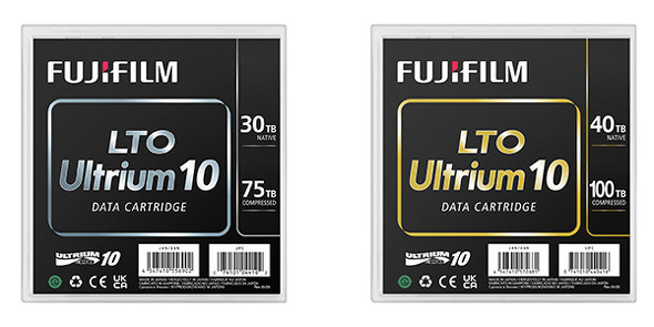 �ŐV����̃f�[�^�X�g���[�W�p���C�e�[�v�uFUJIFILM LTO Ultrium10�v