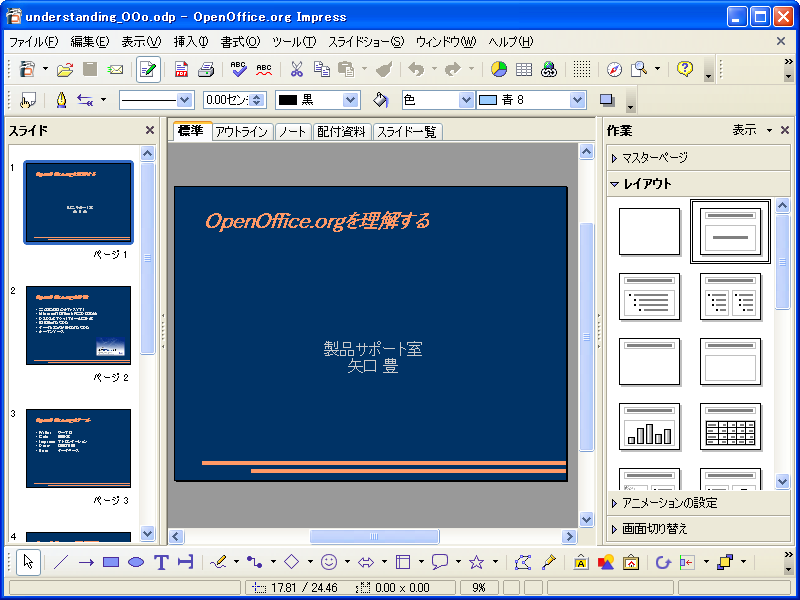 Impress で問うpowerpointを使う理由 Ooo 2 0が変えるオフィスアプリ基準 第4回 1 5 ページ Itmedia エンタープライズ