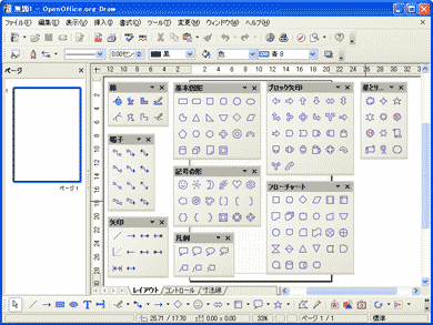 Openoffice Org Draw はms Officeには無い付加価値へ 1 3 Itmedia エンタープライズ