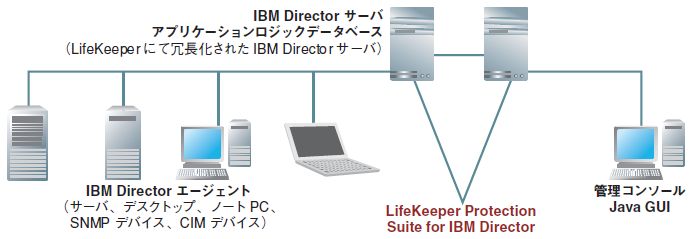 }1@LifeKeeper Protection Suite for IBM Director on Windows̃VXe\
