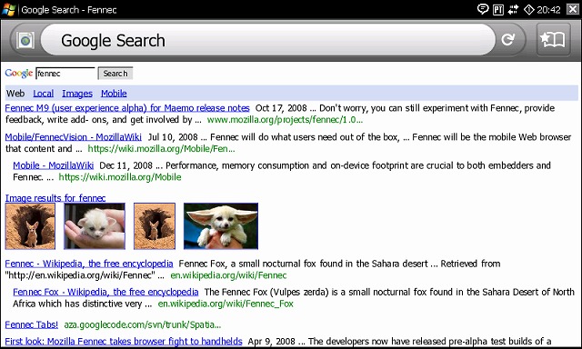 MozillaAoCuEUuFennec 1.0ṽ1[X