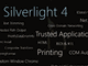 MicrosoftAuSilverlight 4vRCł[X