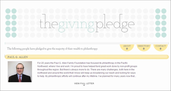  giving pledge