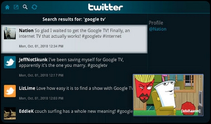  Twitter for Google TV