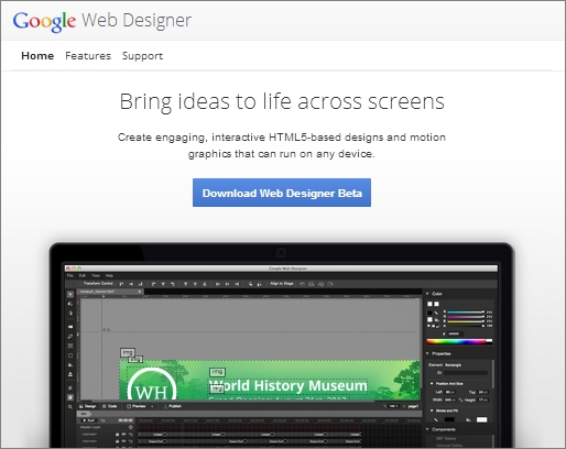 Google Html5ページ 広告のデザインツール Web Designer をbリリース Itmedia エンタープライズ