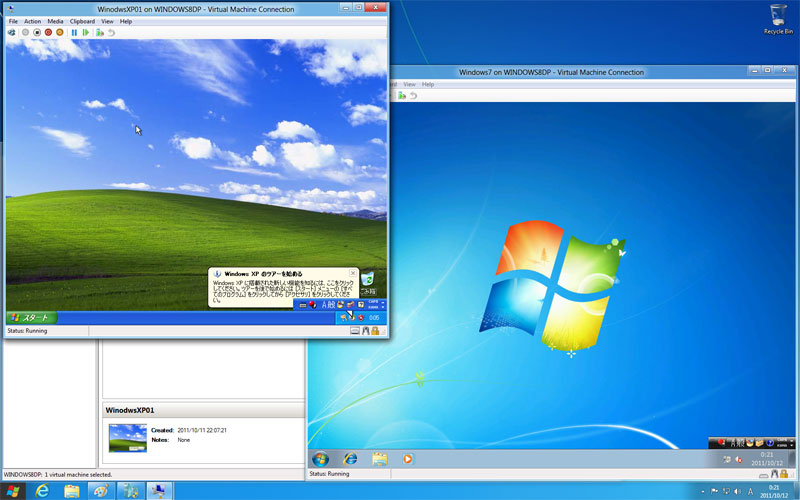 Windows 8̉zŁAWindows XPWindows 7𓮍삳Ă݂B̂悤ɁAWindows 8/8.1ŁAOS𗘗pł
