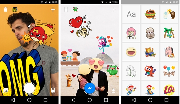 Facebook 写真にスタンプを追加するアプリ Stickered For Messenger Itmedia エンタープライズ