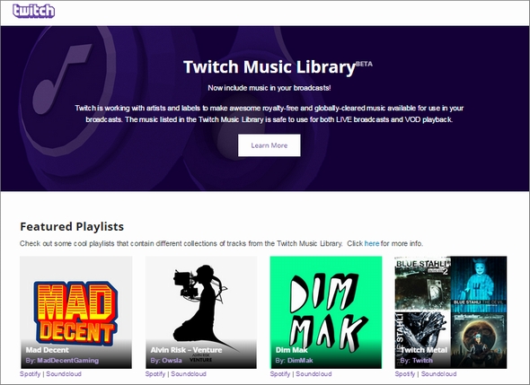 実況ツールのtwitch 安心してbgmに使える音楽ライブラリを公開 Itmedia エンタープライズ