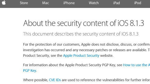 Apple Iosやos Xなどのセキュリティアップデートを公開 Itmedia エンタープライズ