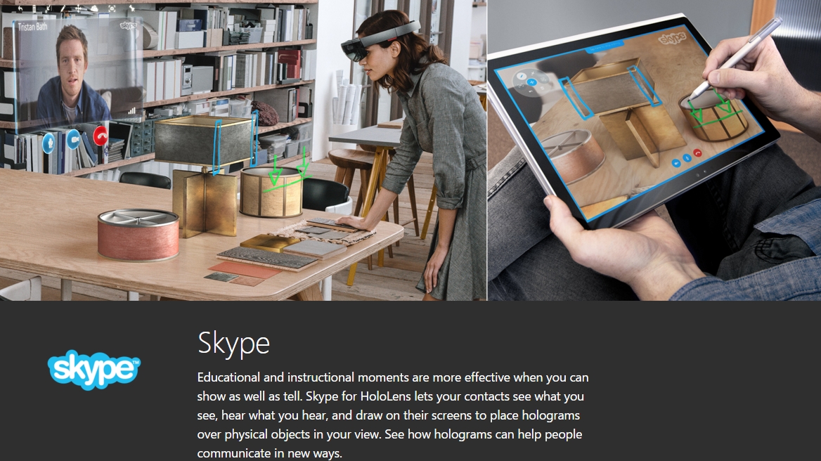  Skype for HoloLens