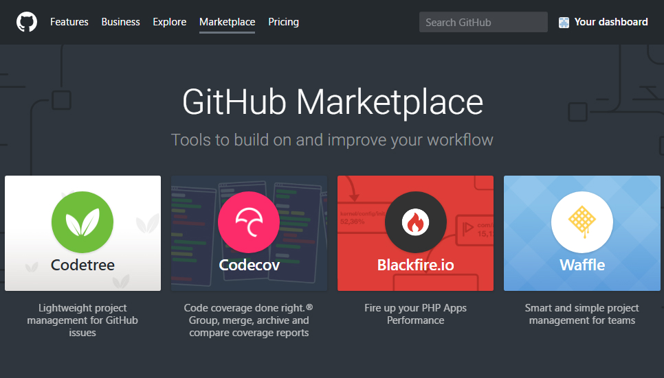 「GitHub Marketplace」開店 開発ツールを検索・購入 - ITmedia エンタープライズ