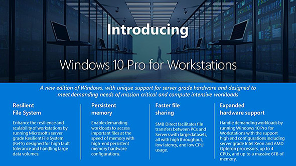 Windows 10 Pro WorkStation