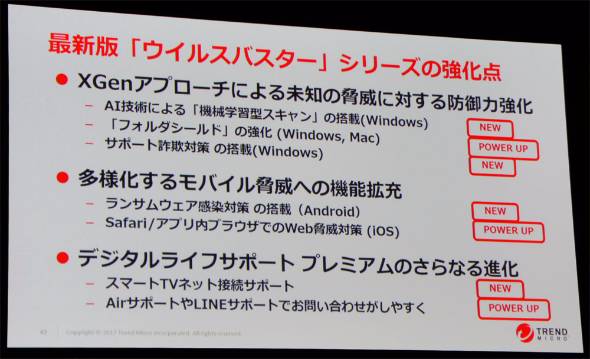 Aiを使って脅威を検出 トレンドマイクロがウイルスバスター最新版を発売 Itmedia エンタープライズ