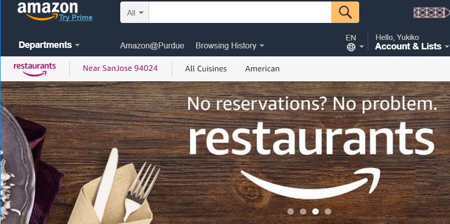  Amazon Restaurants