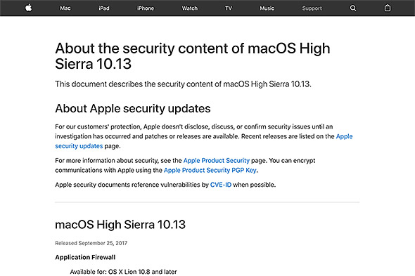 Apple Security Updates