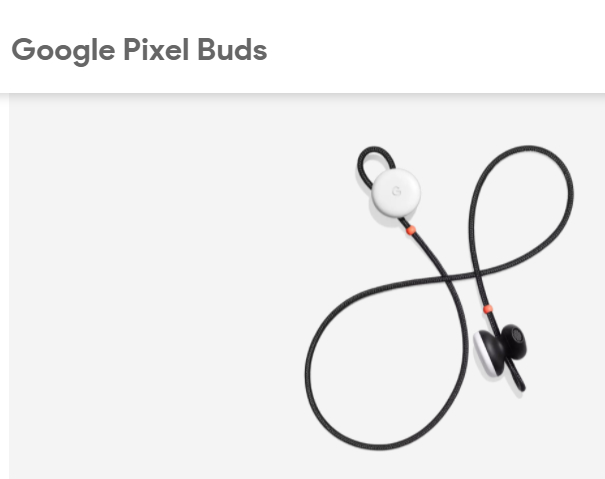  uGoogle Pixel Budsv