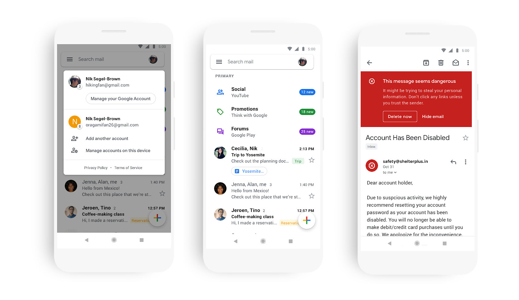 AndroidおよびiOS版Gmailも「マテリアルデザイン」に ITmedia エンタープライズ