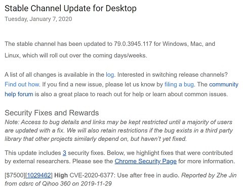 GoogleChrome79Update