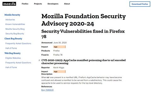 Firefox 78Release`WebTCgioTFMozilla Foundationj