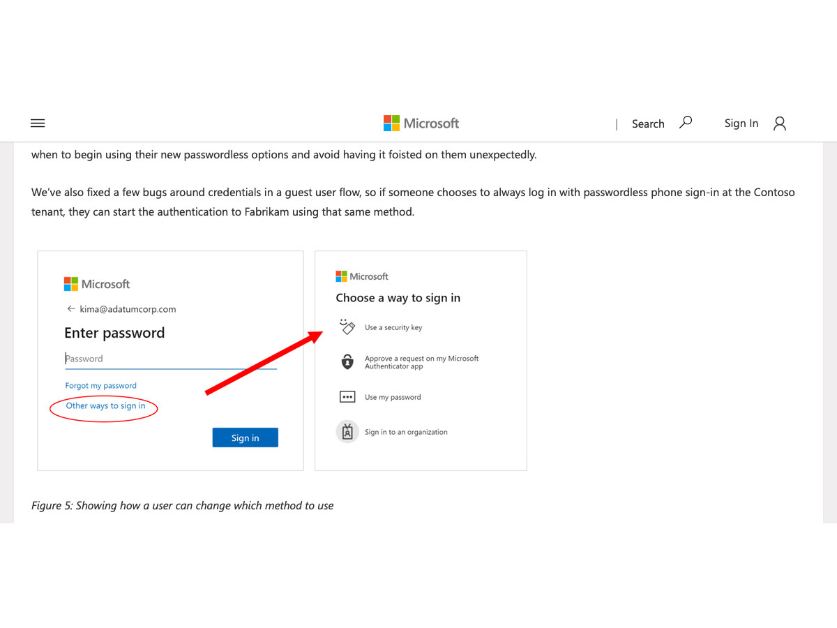 Microsoft Azure、パスワードレス認証の一般公開を発表