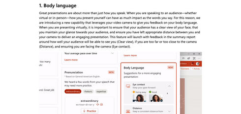 Improve your presenting skills with additional platforms and new features for PowerPoint Presenter Coach - Microsoft 365 Blog