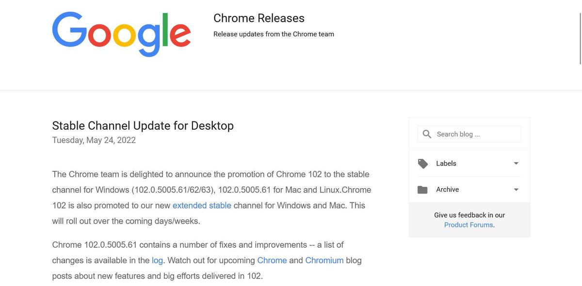 GoogléuGoogle Chrome version 102.0.5005.61vJBioTFGooglẽuOj