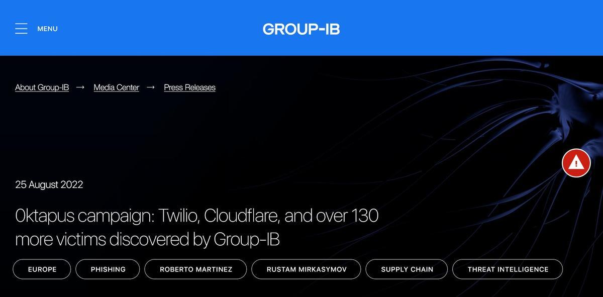 [Xu0ktapus campaign: Twilio, Cloudflare, and over 130 more victims discovered by Group-IBṽgbvy[WioTFWeby[Wj