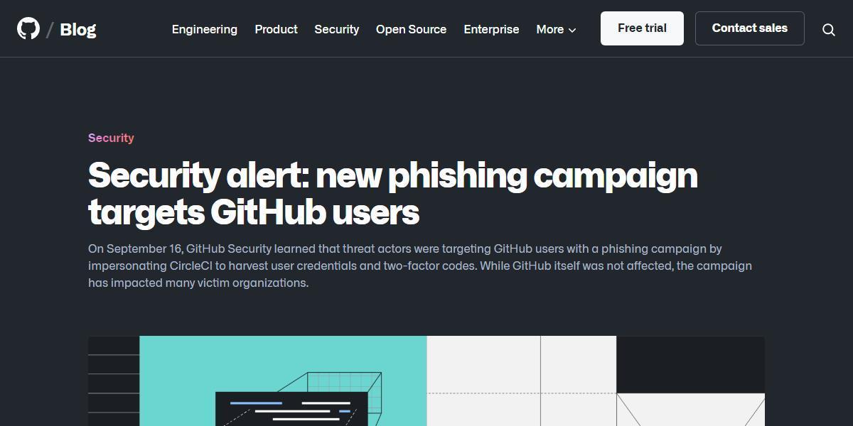 GitHubJuOuSecurity alert: new phishing campaign targets GitHub usersvWeby[WioTFGitHubWeby[Wj