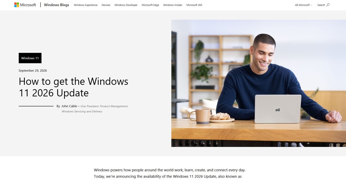Windows 11 26H2񋟊Jn@NXVȂ̂Ɂueʃ_E[hƍċNvŊ闝R