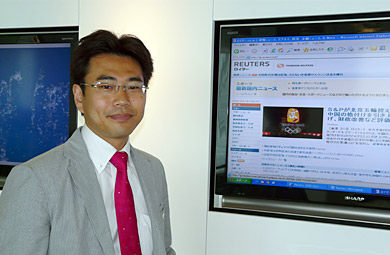 2003年からロイターのオンライン事業の中核を担う楠山健一郎氏