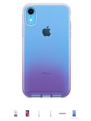 Apple iPhone XR Blue 256GB SIMフリー＋レザーケーススマートフォン本体