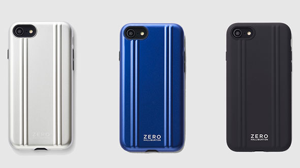 uZERO HALLIBURTON Hybrid Shockproof Flip Case for iPhoneSE(2) v