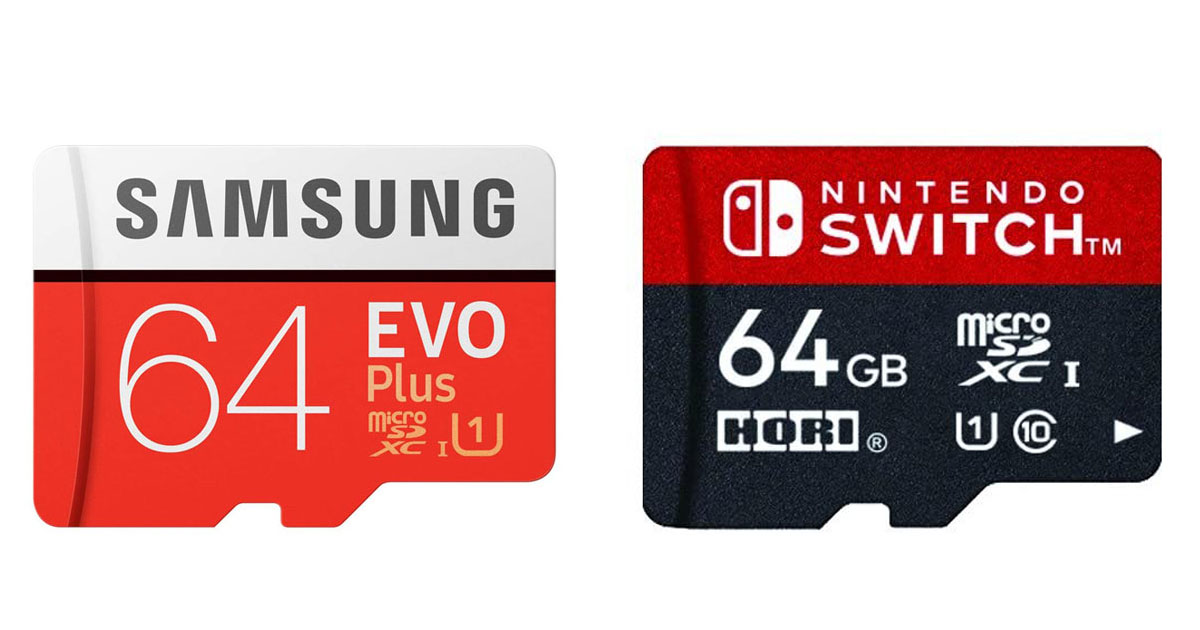 Nintendo Switch 本体と256GBのSDカード