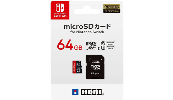 ホリ　microSDカード for Nintendo Switch