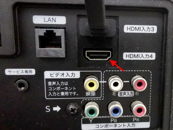 HDMI入力端子