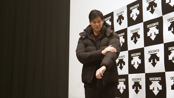 デサントが大谷翔平選手モデルの「水沢ダウン」を抽選販売！ 12月10日