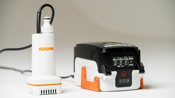KOSHIN、ポータブル充電式水中ポンプ「SSP-1820」の先行予約受付中